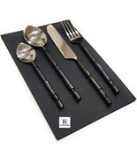 Flatware Utensils Set Silver Medieval Cutlery Set Fork Spoon Knife Set E... - $546.57 MXN