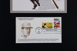 Roberto Clemente Framed 11x14 First Day Issue 1984 Display Pirates - £61.85 GBP