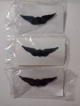 ARMY AVIATION WING INSIGNIA SUBDUED MATERIAL METAL IN GI PACK SET OF 3 D... - $9.89