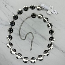 Altar&#39;d State Heart Eyes Smiley Face Metal Chain Link Belt Size Small S Medium M - £15.47 GBP