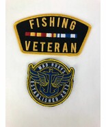 2 x Mad Hueys Australia Embroidered Patch (s) Fishing Veteran Establishe... - £5.49 GBP