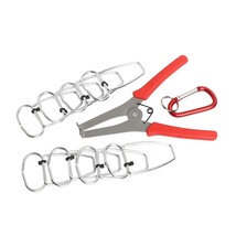 8 Miter Clamps And Miter Spring Pliers Suit Forpicture Frames,Wood Trim,Moldings - £31.88 GBP