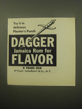 1959 Dagger Rum Ad - Try it in delicious Planter's Punch - $14.99