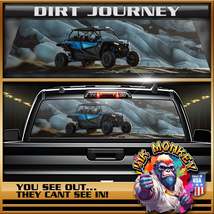 Dirt Journey - Truck Back Window Graphics - Customizable - £46.31 GBP+