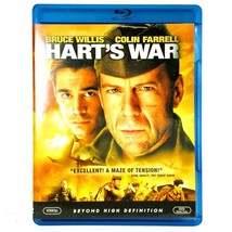Harts War (Blu-ray, 2002, Widescreen)  Like New !   Bruce Willis   Colin Farrell - £4.62 GBP