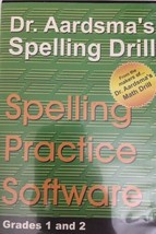 Dr.Aardsma&#39;s Rechtschreibung Bohrer Grades 1 &amp; 2-Spelling Übung Cd-Rom-Rare - £68.59 GBP