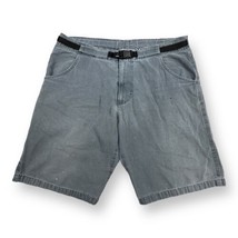 Prana Shorts Breathe Hiking Tech Utility Belted Faded Gray Cotton camp o... - £21.64 GBP