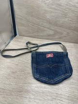 Custom Handmade Lucky Dugarees Denim Pocket Purse Shoulder Bag Zippered ... - $25.24