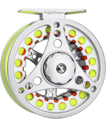 Aluminum Alloy Fly Reel Combo with Weight Forward Line and Taper Leader - $83.12 CAD