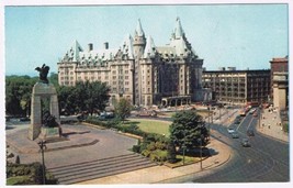 Postcard Chateau Laurier Confederation Square &amp; War Memorial Ottawa Ontario - £2.31 GBP