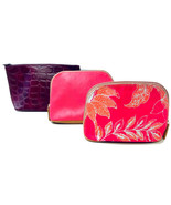 Estee Lauder Vintage 90&#39;s Set Cosmetic Toiletry Travel Bags Small Medium... - $360.18 MXN