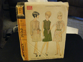 McCall&#39;s 9153 Junior&#39;s Dress in 3 Versions Pattern - Size 11-13 Bust 33 ... - $6.60