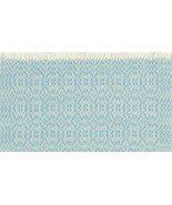 Artisan Handwoven Mini Rug/Table Mat 9.5&quot; x 11.75&quot; Sky Blue #20, Cotton - $129.93 CAD