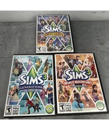 Lot of 3 Sims 3 Expansion Packs Generations, Ambitions &amp; World Adventure... - $39.49 CAD