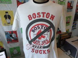 Vintage 90&#39;s Boston Still Sucks T Shirt L - £19.77 GBP