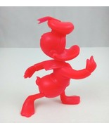 Vintage 1971 Walt Disney Productions Donald Duck 6&quot; Red Figure Louis Marx - $185.14 MXN