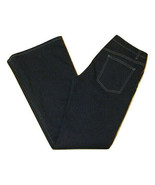 Earl Jeans Boot Cut Women&#39;s Size 31 Dark Blue Denim Cotton Blend Zipper Fly - £7.78 GBP