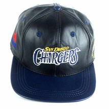 SAN DIEGO CHARGERS LOGO TEAM NFL BASEBALL LEATHER CAP - $29.97