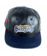 SAN DIEGO CHARGERS LOGO TEAM NFL BASEBALL LEATHER CAP - $559.12 MXN