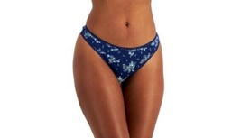 Charter Club Everyday Cotton Women&#39;s Lace-Trim Thong-Floral Paisley - £3.16 GBP