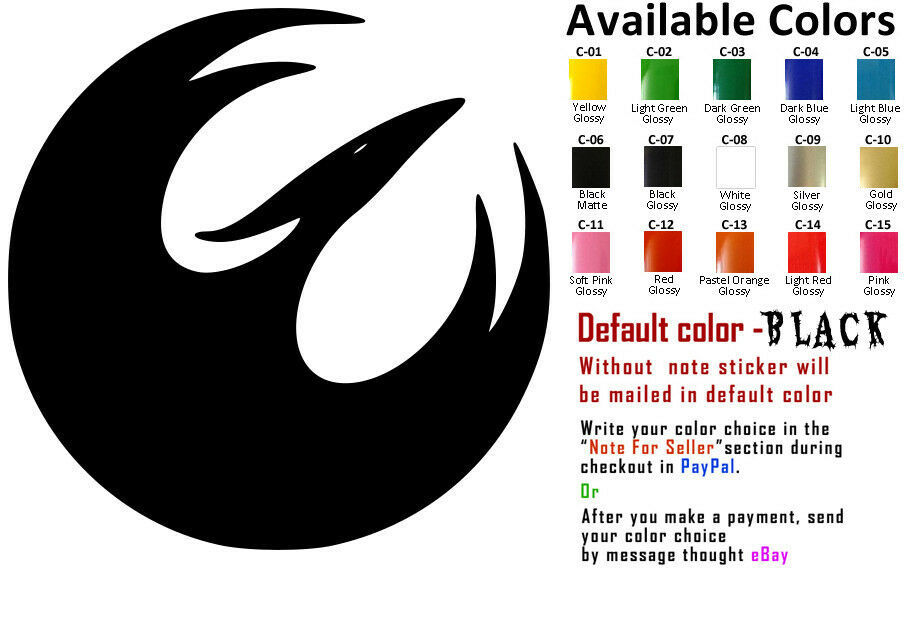Rebels Phoenix Vinyl Decal Sticker Car Window Starwars Star Wars Logo De... - $3.26+