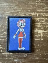 Amy Rose from Sonic the Hedgehog Custom Patch with Hook and Loop Morale ... - £5.90 GBP