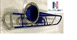 NauticalMart Valve Trombone Bb Blue - £191.15 GBP