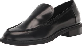 Steve Madden Larusso Glossy Leather Loafers in Black Size 8.5 New - £27.66 GBP