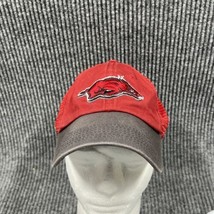 Arkansas Razorbacks Mens Red Cap Truckers Hat Lid Captivating Headwear Snapback - £16.01 GBP