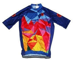 COOLMAX Invista Geo Facets Full Zip Weimostar Bike Jersey LARGE NWT 2005... - $468.48 MXN