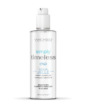 Wicked Sensual Care Simply Timeless Aqua Jelle Water Based Lubricant - 4 Oz - £10.64 GBP