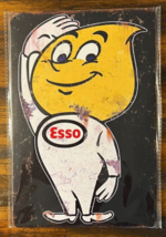 Happy The Esso Oil Drop Man Novelty Metal Sign 12&quot; x 8&quot; Wall Art - $9.48