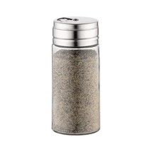 Fox Run 5167 Glass Spice Jar with Stainless Steel Shaker Lid, 6 Ounce, Clear Con - £7.93 GBP