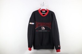 Vintage 90s Nascar Mens Large Faded Spell Out Dale Earnhardt Racing Sweatshirt - £60.08 GBP