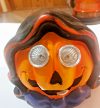 LED light-up resin Jack-O-Lantern ornament - $2.17