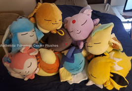 Pokemon Center Sleeping Sleeper Plush Eevee Doll Stuffed Toy Authentic Tags New - £65.38 GBP+