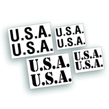 USA Hood Decal restore Willys Army Military Truck M37 M38 B 4 pairs - £10.81 GBP