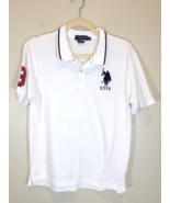 U.S Polo Assn Boy Kids 100% Cotton Polo Shirt Size XXL 18 - €8,69 EUR