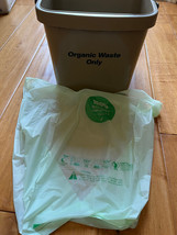 For Curbside Garbage Truck Food Waste Compostable Trash Bags 2.6 Gallon ... - $20.74