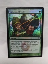 Foil Magic The Gathering Withstand Death Trading Card  - £5.43 GBP