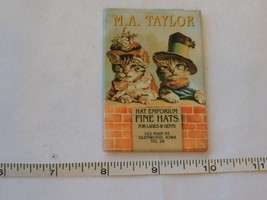 Desperate Enterprises M.A. Taylor Fine Hats magnet 2 1/8&quot; X 3&quot; Pre-owned - $19.79