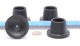 1&quot; Replacement Angled rubber feet for shop stools and tables  4 Feet per package - £10.47 GBP