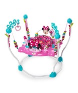 Baby Jumper Activity Center Bouncer Infant Toys Minnie Mouse Pink Lights... - £113.22 GBP