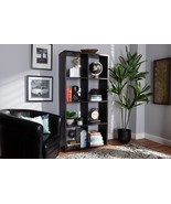 Kyoto Brown and Dark Gray Finished Display Bookcase - $261.03 CAD
