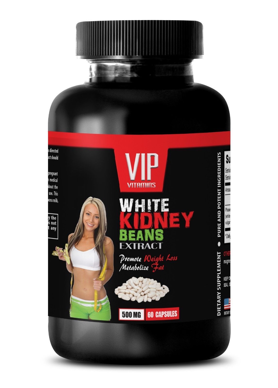 fat burners for men - White Kidney Bean Extract 500mg (1) - weight loss ... - $15.85