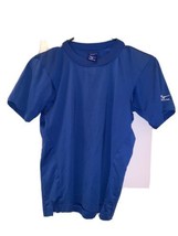 Mizuno Shirt Blue Short Sleeve Active Boys Size Large - $37.24