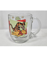 Vintage Tigger Have you Bounced a Friend Lately? Pooh Clear Coffee Mug Cup - $565.93 MXN