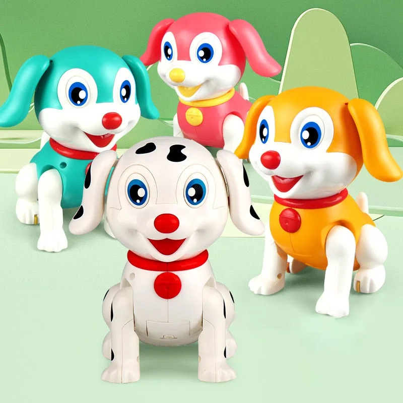 Children&#39;s Cartoon Dancing Dog Toy Plastic Puppy Electronic Pet Educational - £18.76 GBP