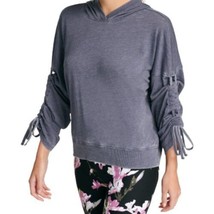 DKNY Womens Activewear Sport Relaxed Cinch Sleeve Hoodie Size X-Large,Od... - $57.09
