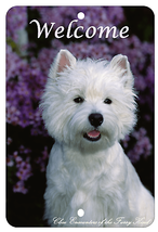 Westie Best Of Breed Aluminium Sign - Indoor/Outdoor 8&quot; X 12&quot; - £16.17 GBP